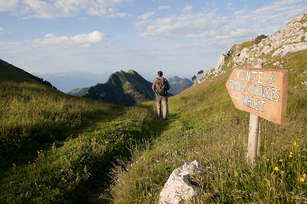 Descente au chalet de Rossanne