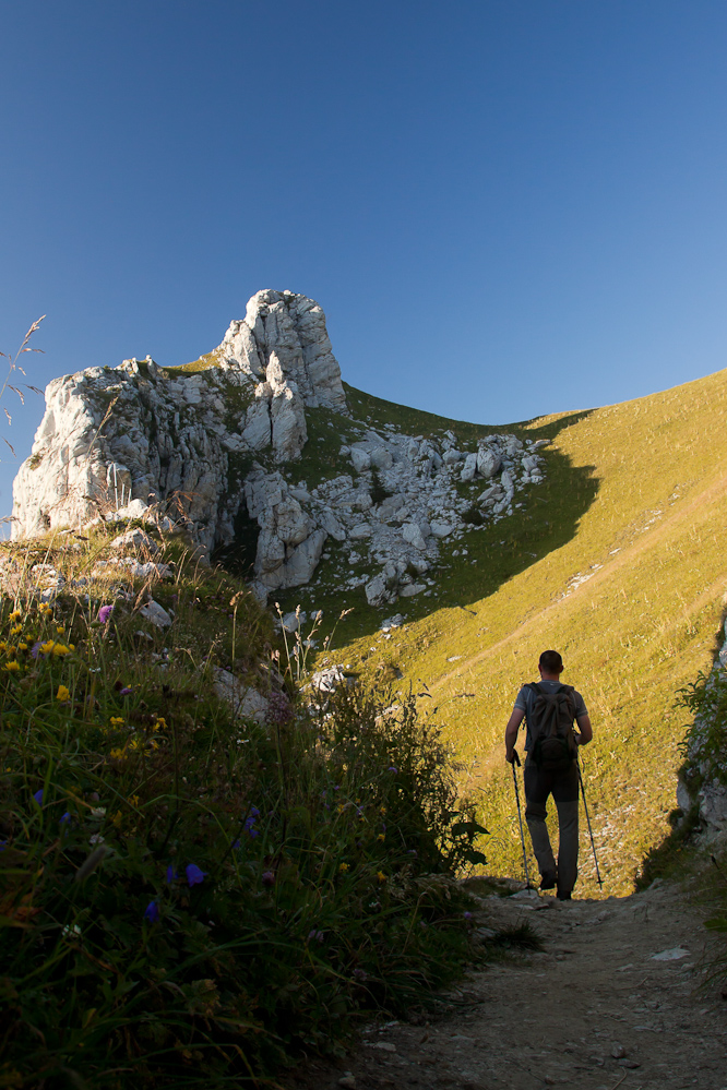 Sur le chemin du Trélod en passant devant la dent des Portes