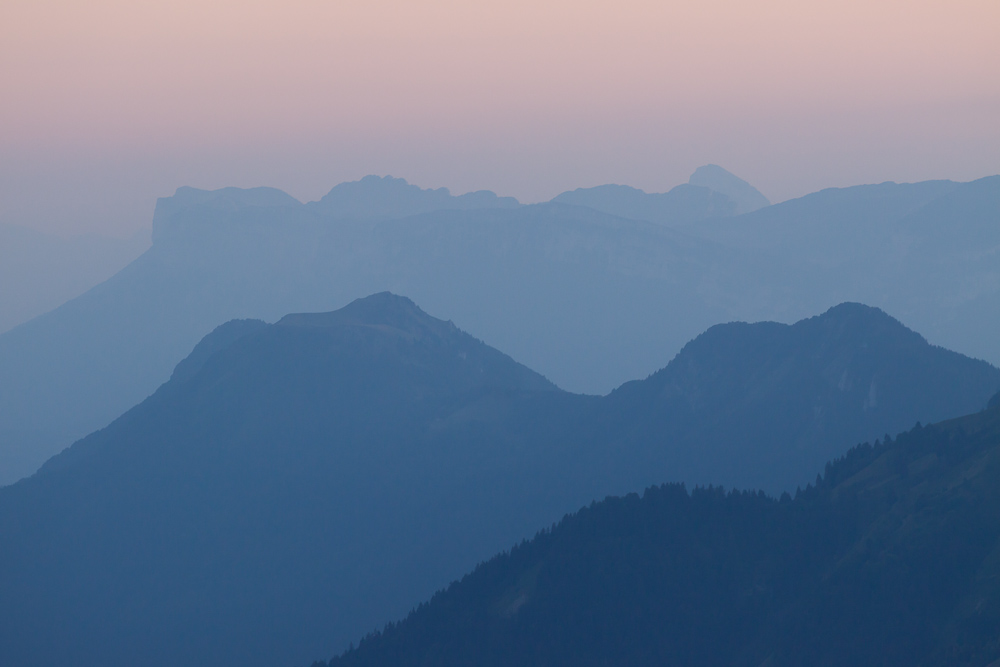 Crépuscule sur la Chartreuse