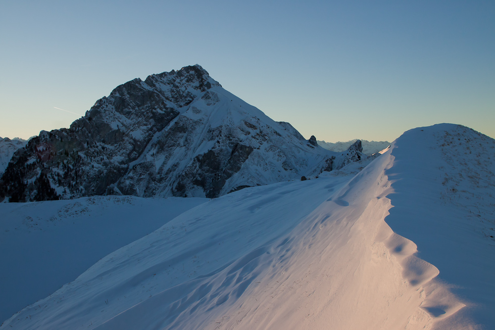 Sur la crête qui mène au Trélod