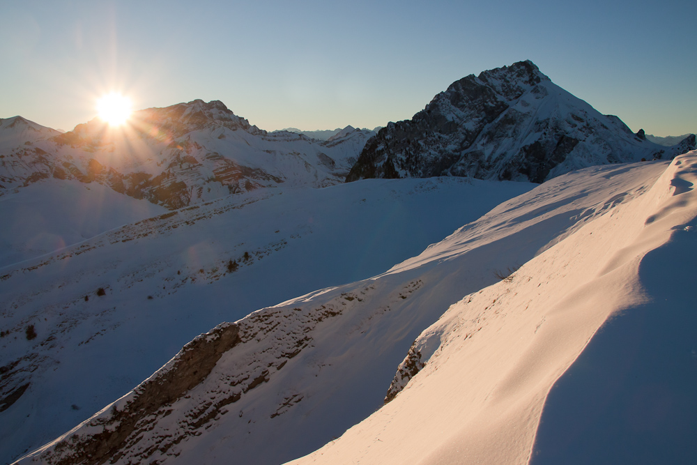 Sur la crête qui mène au Trélod