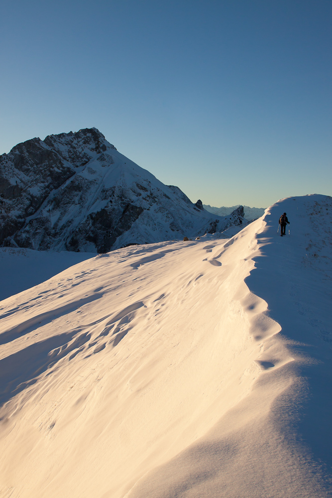 Sur la crête qui mène au Trélod