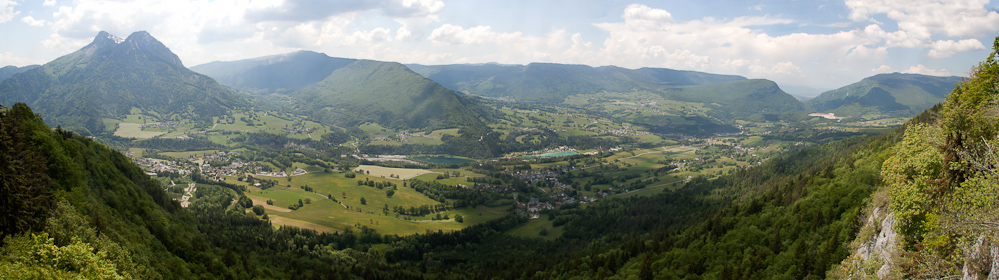 Vue sur le coeur des Bauges