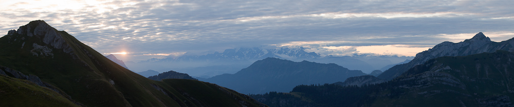 Le soleil perce les nuages