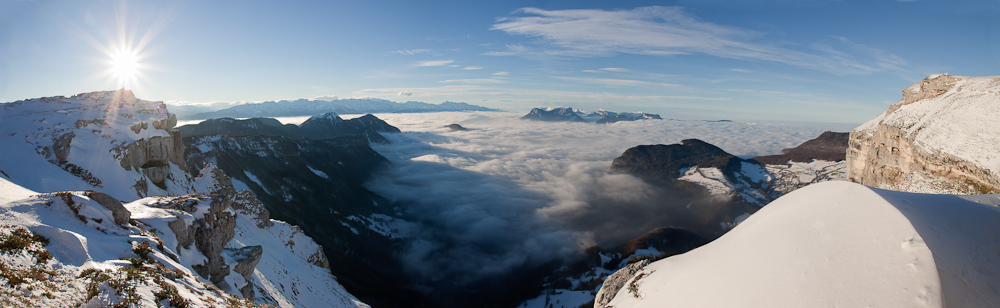 Quand la mer de nuages se dissipe