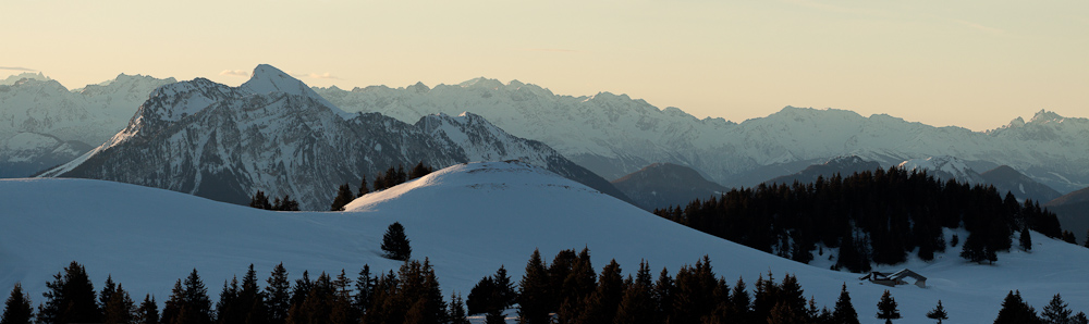 Lever du soleil sur le Colombier